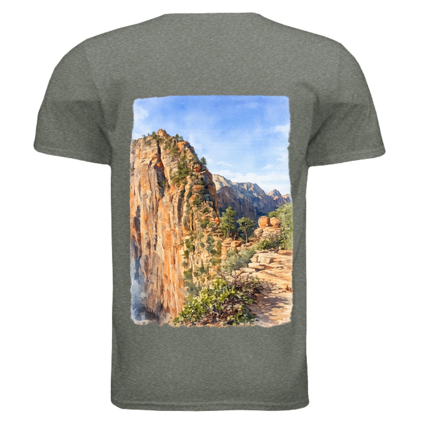HEATHER MILITARY GREEN - BACK