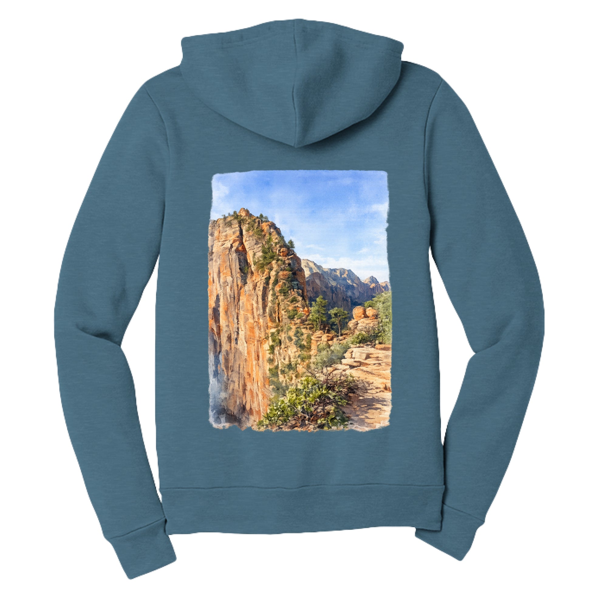 Heather Deep Teal - BACK