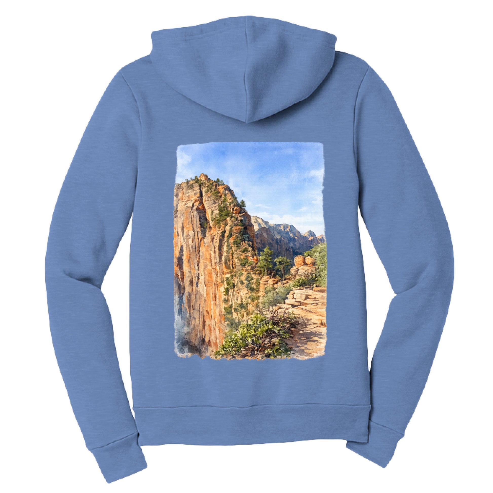Heather Columbia Blue - BACK