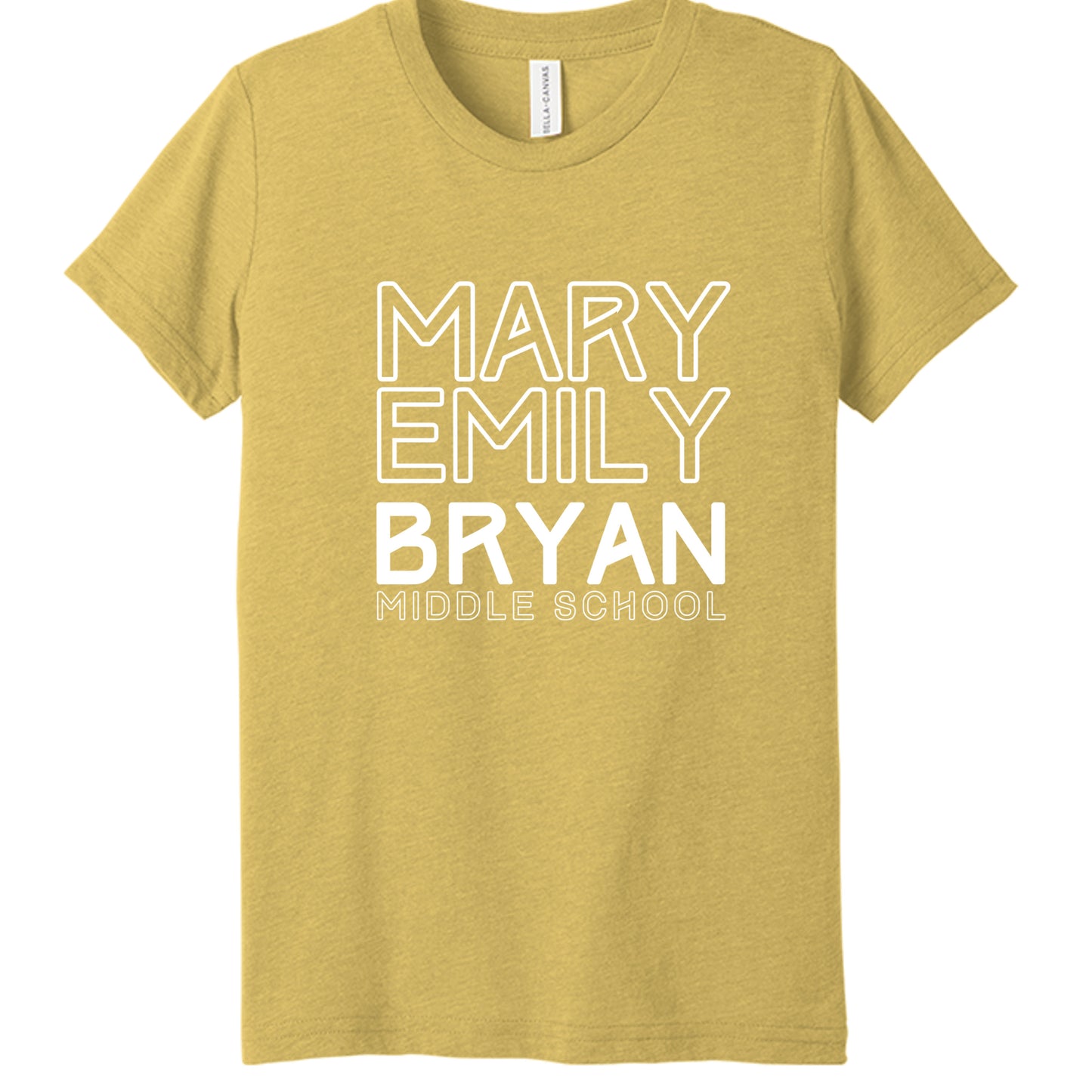 Mustard Triblend - 3413Y - FRONT